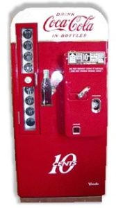 coke vending machine classic