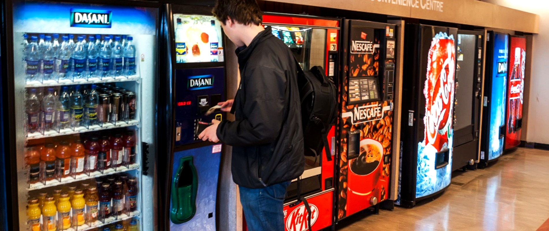 school vending machine student
